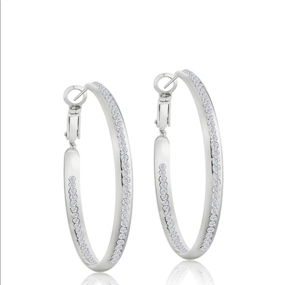 Zaxie Play It By Ear Hoop Earrings
